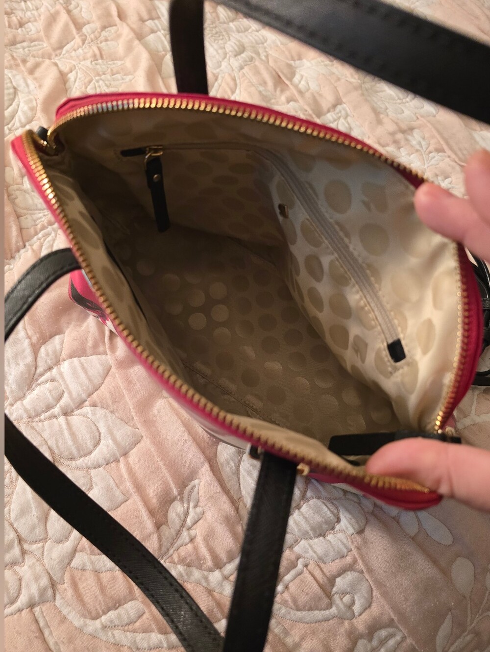 Kate Spade Rose Purse RARE - Picture 9 of 12